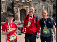 Trekkers trio tackle marathon