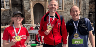 Trekkers trio tackle marathon