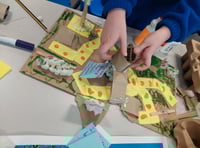 Lifton pupils help design a healing garden at Cornwall hospital