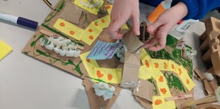 Lifton pupils help design a healing garden at Cornwall hospital