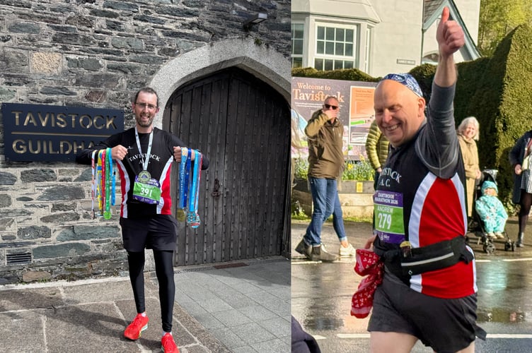 TAC twosome at Dartmoor Marathon