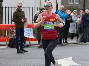 Inspiriting runner's delight at moor marathon triumph