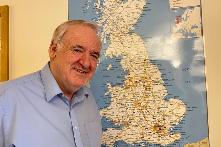 Former farmer and now walking group leader Fernley xxx is keen to hear from walkers who like a sociable hike in the countryside to join his Tavistock group.