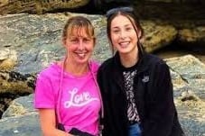 Debbie Hollinson and daughter Darcy.