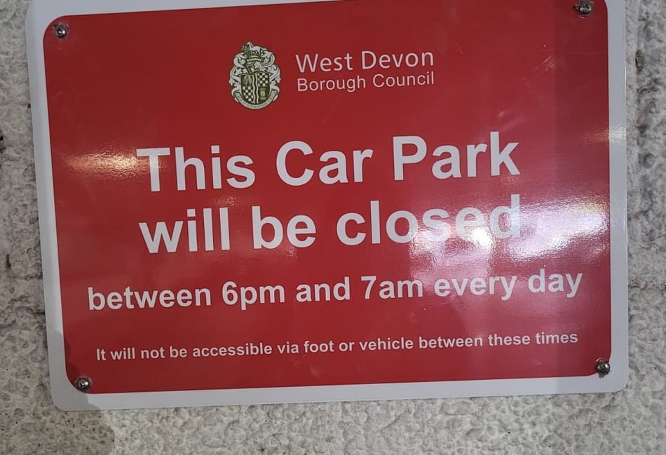 Mistake on car park sign alarms drivers