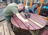 Residents refresh communal outdoors