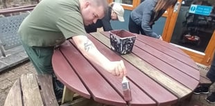 Residents refresh communal outdoors