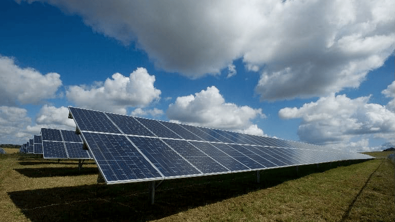 Planning application for a solar farm in North Tawton field