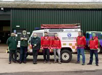 Mountain rescue Land Rover Ada at Dunsfold