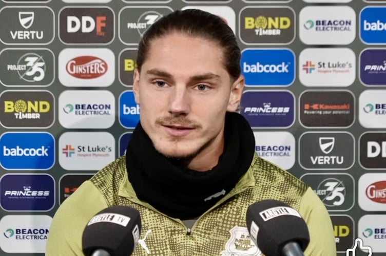 Plymouth Argyle striker Lorent Tolaj was on target again in their 3-1 win at AFC Wimbledon