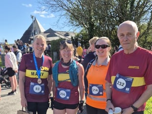 Okehampton RC supporting the Roadford Reservoir Run