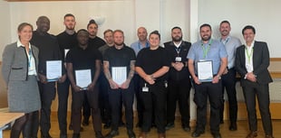 Hospital security team honoured for bravery after disarming armed man