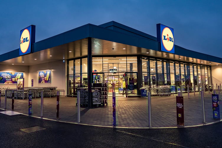 A typical Lidl store