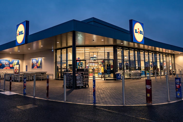 A typical Lidl store