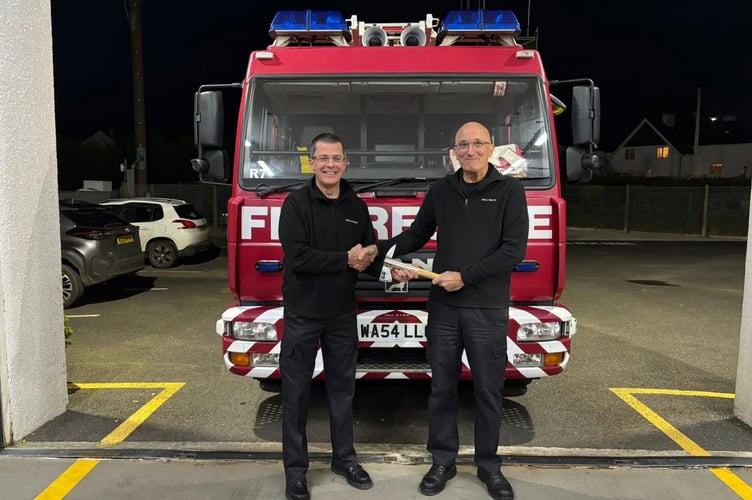 It is the end of an era as Mark Newton retires as a part-time firefighter at Yelverton. But his family firefighting dynasty endures.