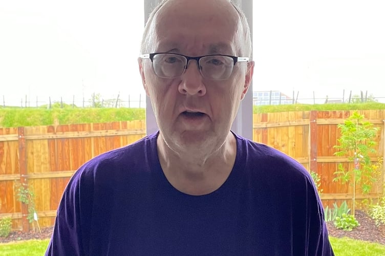 Mark attends the monthly stroke peer support group in Okehampton.