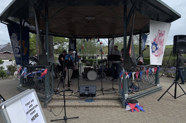 The band on St George's Day 2026