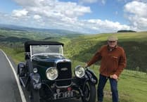 Tavistock classic car stars in national rally