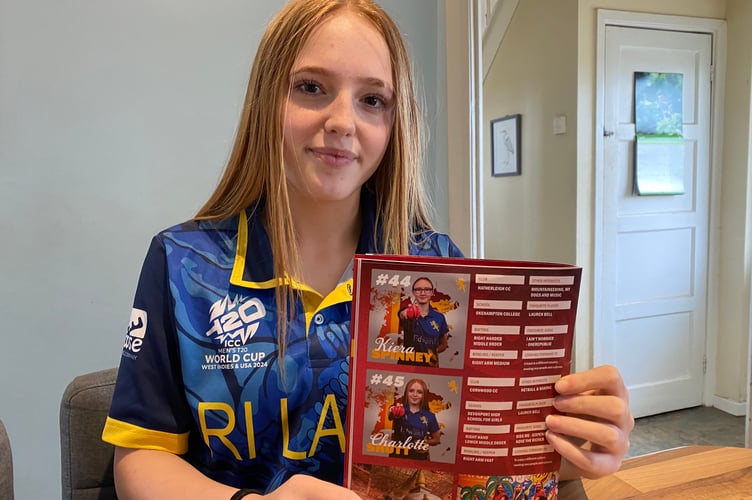 Charlotte Shutt, 15, of Walkhampton, enjoyed sport and culture on a schoolgirl cricket tour of Sri Lanka.