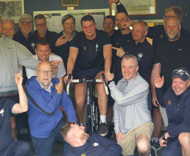 Cricketers pedal to success for clubhouse plans