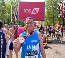 OCRA manager runs London Marathon