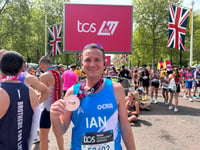 OCRA manager runs London Marathon