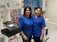 NHS invite to breast screening in car park