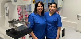 NHS invite to breast screening in car park