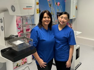 NHS invite to breast screening in car park