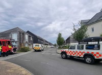Volunteer rescuers support bomb emergency