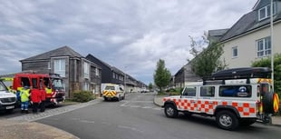 Volunteer rescuers support bomb emergency