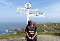 Charity hiker walking length of Britain comes through Okehampton today