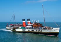 World’s last seagoing paddle steamer Waverley will be cruising off coast