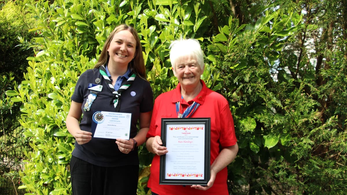 Girlguiding leaders honoured at awards | tavistock-today.co.uk
