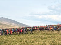 Excited teens set off on Ten Tors adventure