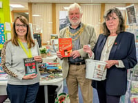 Queen supports town library book appeal
