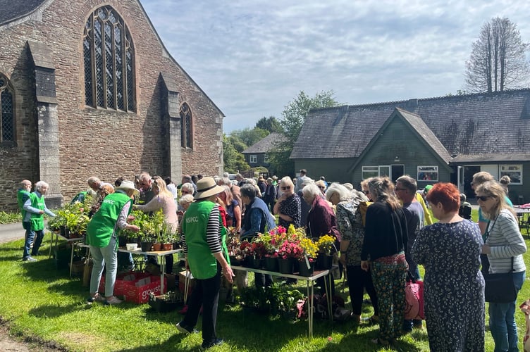 Yelverton NSPCC annual plant sale and cream tea event was a blooming success with record takings.