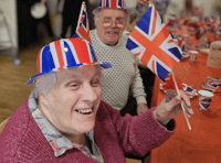 Hatherleigh Nursing Home celebrates VE Day with street party