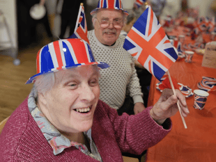 Hatherleigh Nursing Home celebrates VE Day with street party