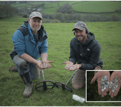 Largest silver Roman coin hoard found in Devon declared as treasure
