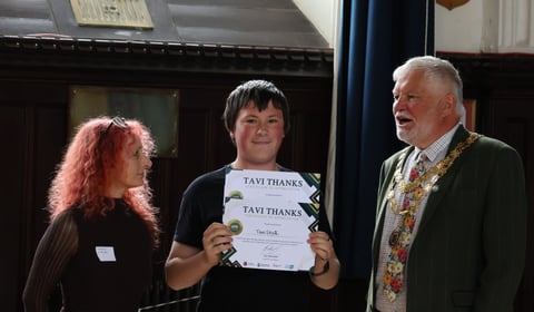 Town civic celebration of volunteers 