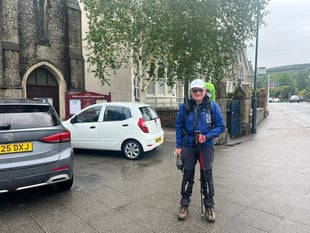 Okehampton Rotary Club supports ShelterBox walker on marathon trip