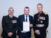 Detective rewarded for dedicated work 