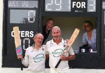 A record-breaking batting partnership for Yelverton 2nd XI