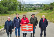 Full steam ahead clearing Tavistock rail route for future