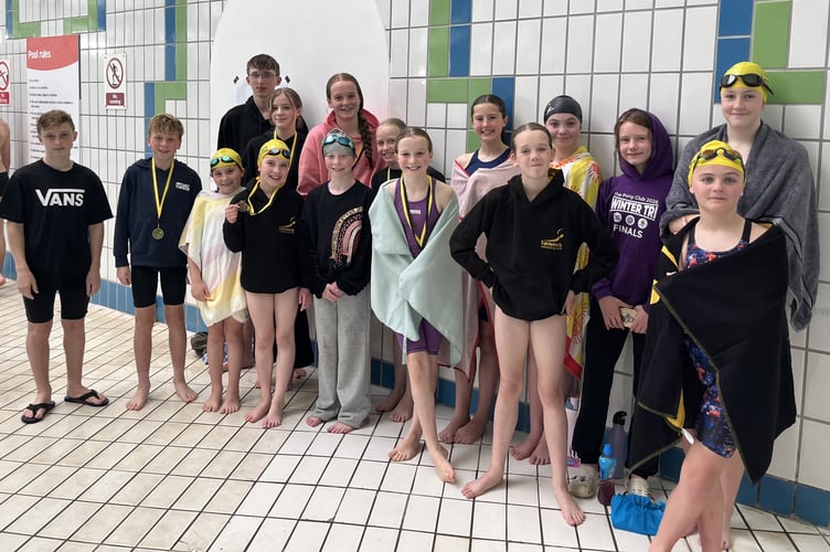 Tavistock Swimming Club annual long distance club championship weekend.
