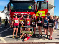 ORC on fire at fireman's charity 10k