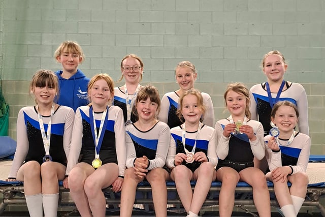 Podiums aplenty for Okehampton Flyers gymnasts