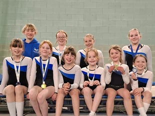 Podiums aplenty for Okehampton Flyers gymnasts