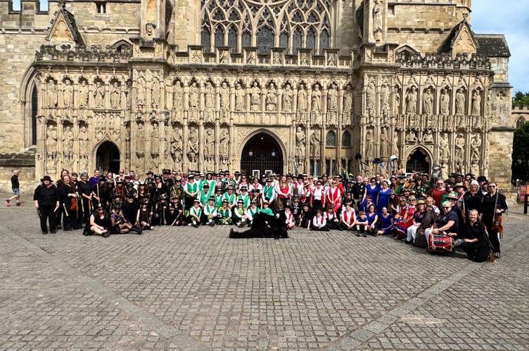 All those who took part in the Day of Dance.  AQ 2382